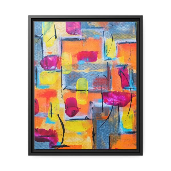 88293.jpg Watercolors Palette Framed Canvas