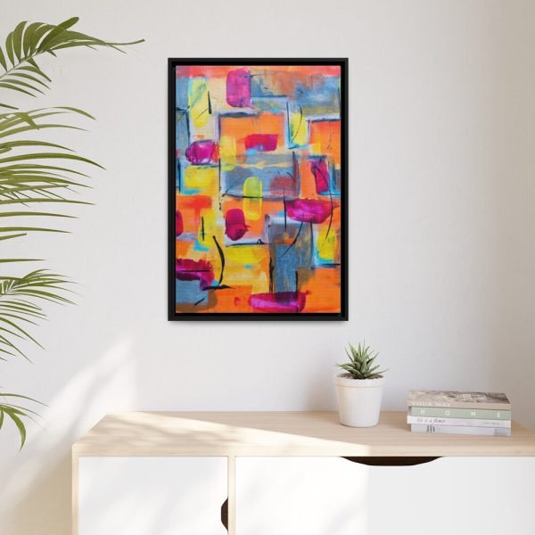 88295-3.jpg Watercolors Palette Framed Canvas