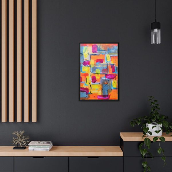 88295-4.jpg Watercolors Palette Framed Canvas