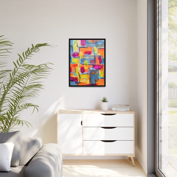 88296-3.jpg Watercolors Palette Framed Canvas