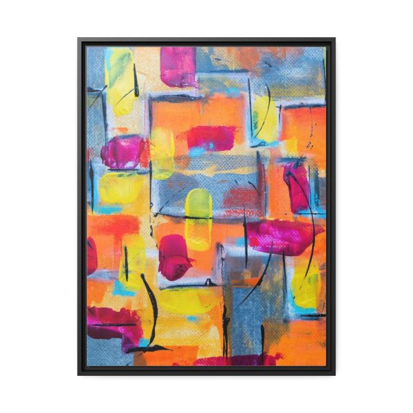 88296.jpg Watercolors Palette Framed Canvas