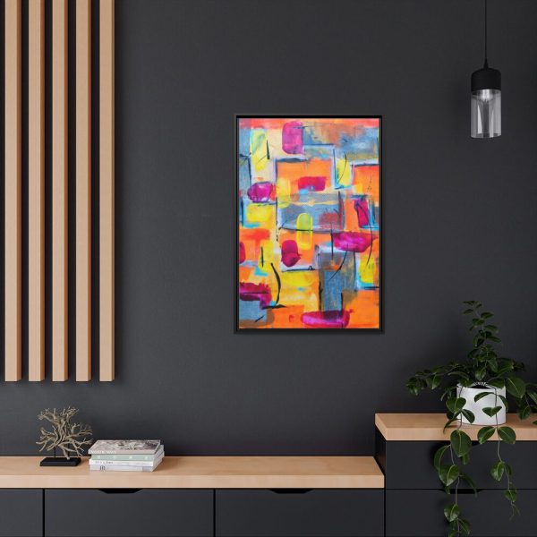 88297-4.jpg Watercolors Palette Framed Canvas