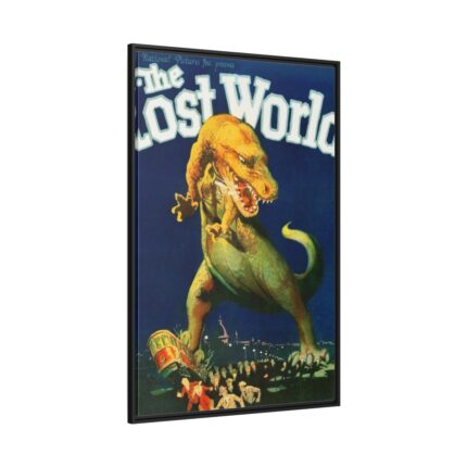 The Lost World by First National Pictures Framed Canvas