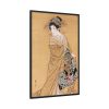 88299-120.jpg Japanese Woman with Dragon obi by Mihata Jōryū Framed Canvas