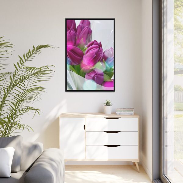 88299-168.jpg Purple Tulip Framed Canvas