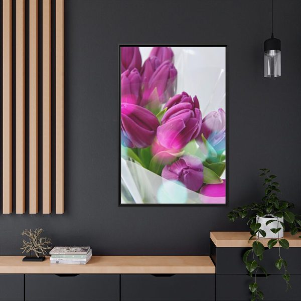 88299-169.jpg Purple Tulip Framed Canvas
