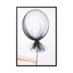 Hand and Balloon Framed Canvas - Image 2