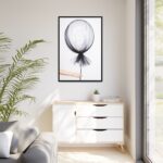 Hand and Balloon Framed Canvas - Image 4