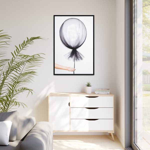88299-178.jpg Hand and Balloon Framed Canvas