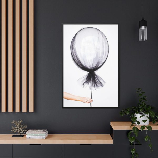 88299-179.jpg Hand and Balloon Framed Canvas