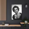 88299-19.jpg Jean Simmons Actress Framed Canvas