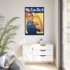88299-203.jpg "We Can Do It!", also called "Rosie the Riveter" Framed Canvas
