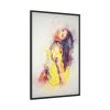 88299-205.jpg Colorful Portrait Girl Framed Canvas