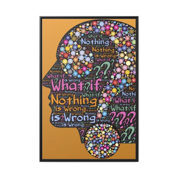 88299-21.jpg Nothing Wrong Paradox Framed Canvas