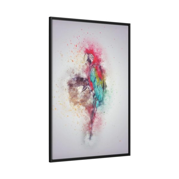 88299-210.jpg Parrot and Colors Framed Canvas