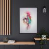 88299-214.jpg Parrot and Colors Framed Canvas