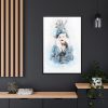 88299-219.jpg Vintage Style Girl Framed Canvas