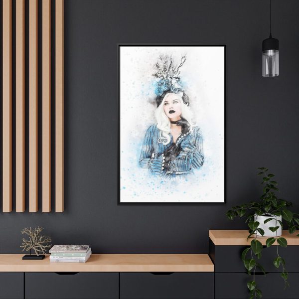88299-219.jpg Vintage Style Girl Framed Canvas