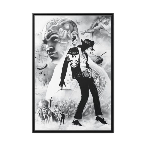 88299-221.jpg Drawing full of Legends Framed Canvas