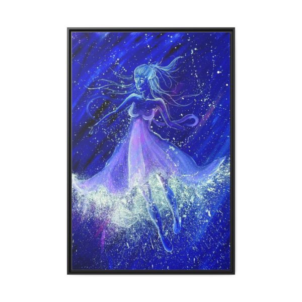 88299-26.jpg Stars Girl Framed Canvas