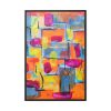 88299-36.jpg Watercolors Palette Framed Canvas