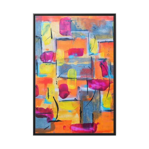 88299-36.jpg Watercolors Palette Framed Canvas