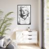 88299-48.jpg Marilyn Monroe Picture Drawing Framed Canvas