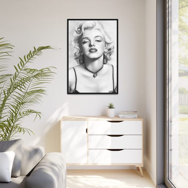 88299-48.jpg Marilyn Monroe Picture Drawing Framed Canvas
