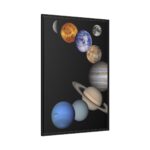 Solar System Framed Canvas