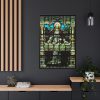 88299-64.jpg Cathedral Church Window Last Supper Framed Canvas