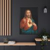 Heart of Jesus Framed Canvas