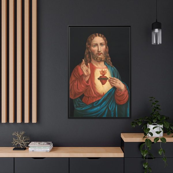 Heart of Jesus Framed Canvas