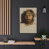 88299-79.jpg Christ by László Mednyánszky Framed Canvas
