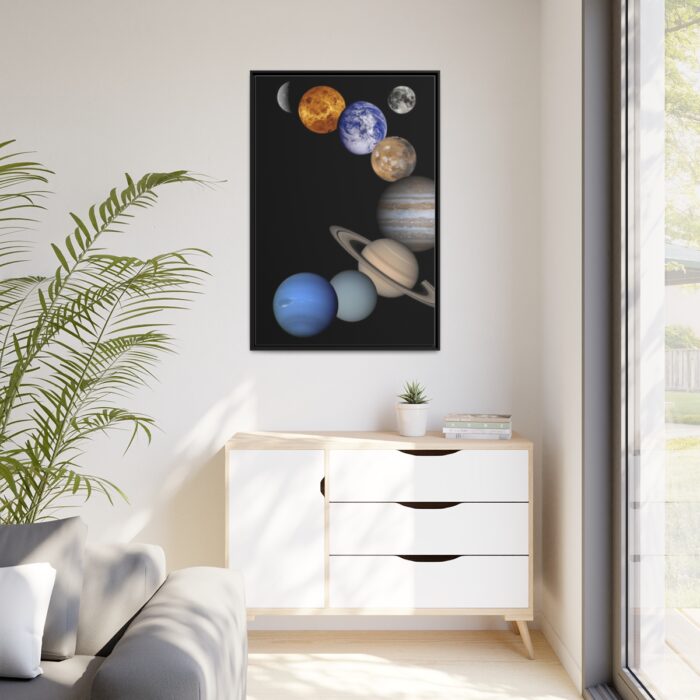 Solar System Framed Canvas - Image 4