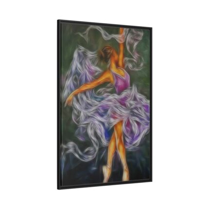 Ballerina Dance Framed Canvas