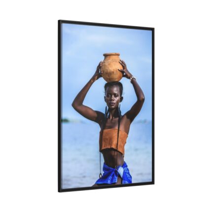 African Women Framed Canvas