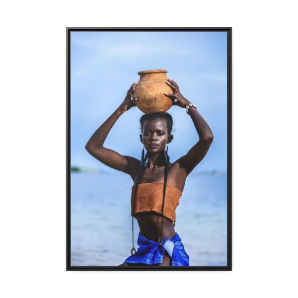 African Women Framed Canvas