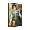 88299-95.jpg Asahi Beer Woman Framed Canvas