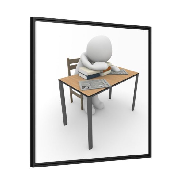 88302-10.jpg Little Slep at Work Framed Canvas