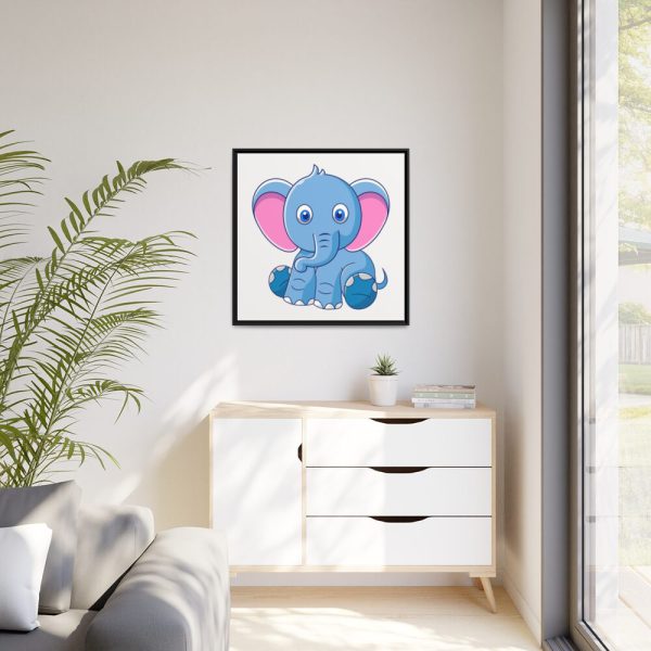 88302-103.jpg Baby Elephant Framed Canvas
