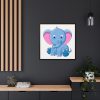 88302-104.jpg Baby Elephant Framed Canvas