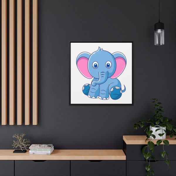 88302-104.jpg Baby Elephant Framed Canvas