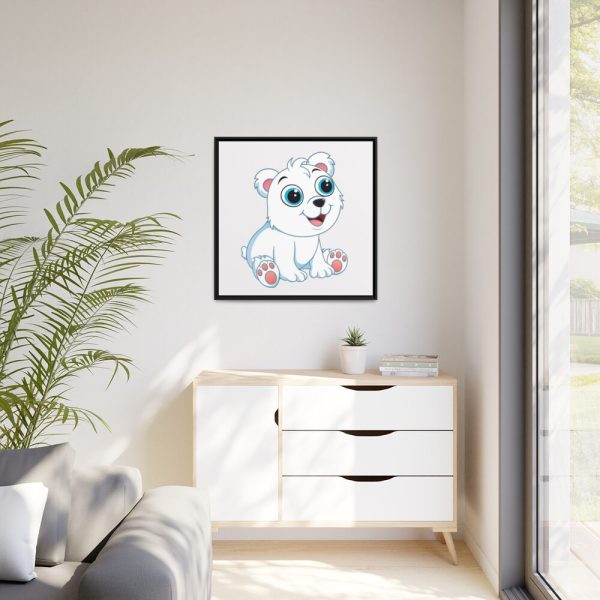 88302-108.jpg Baby Polar Bear Framed Canvas