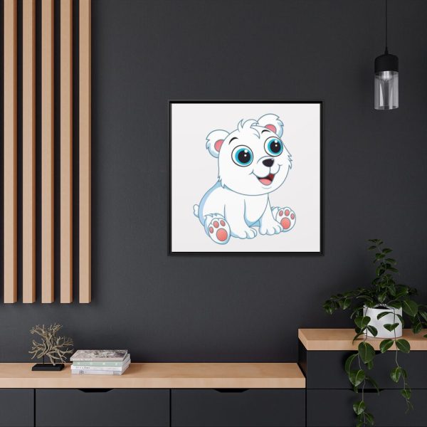 88302-109.jpg Baby Polar Bear Framed Canvas