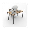 88302-11.jpg Little Slep at Work Framed Canvas