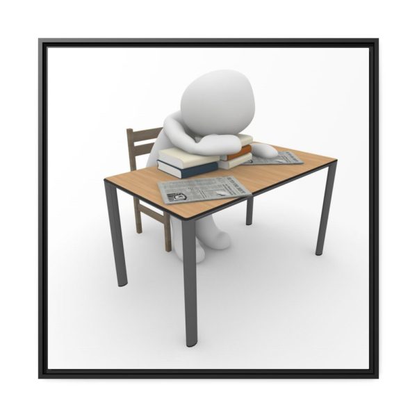 88302-11.jpg Little Slep at Work Framed Canvas