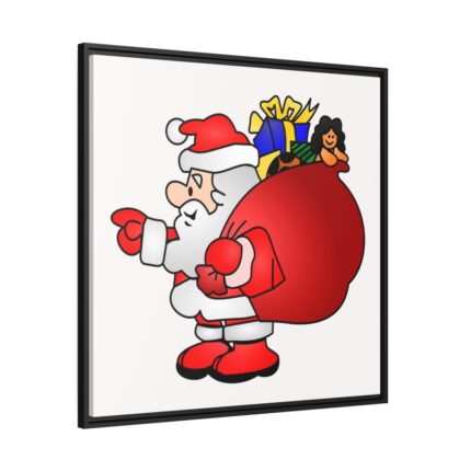 Santa Claus Framed Canvas