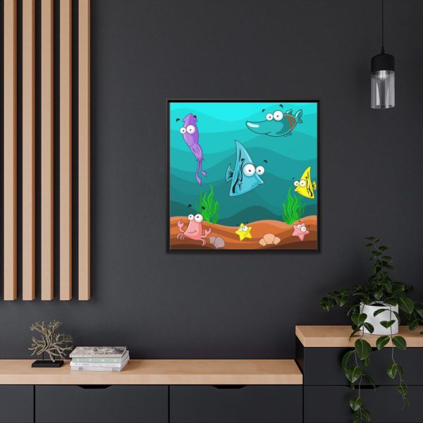 Underwater Framed Canvas
