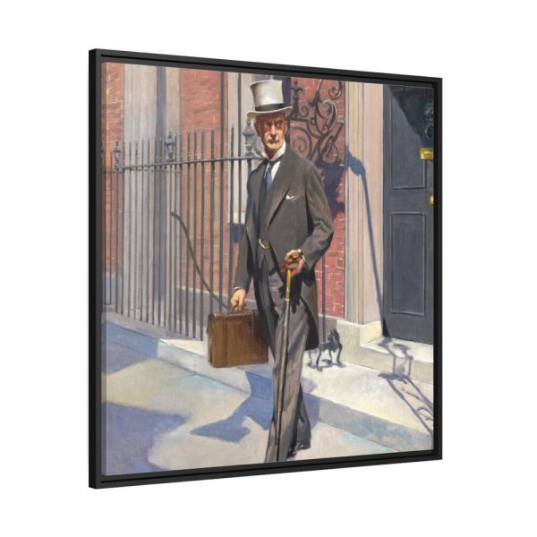 88302-125.jpg Neville Chamberlain by Samuel Johnson Woolf Framed Canvas