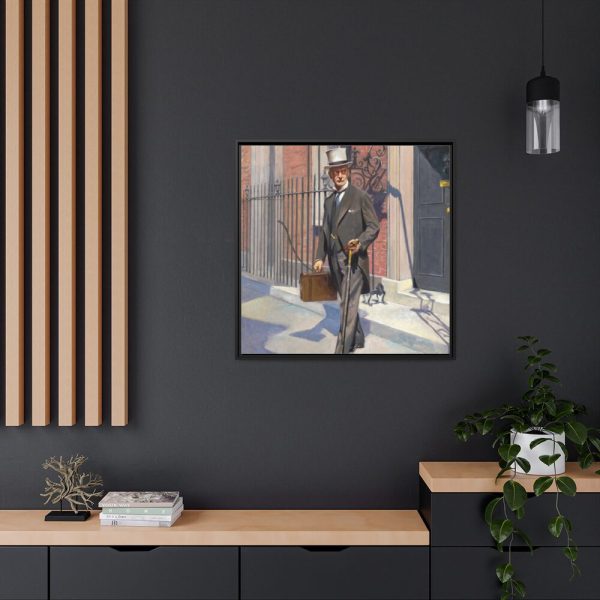 88302-129.jpg Neville Chamberlain by Samuel Johnson Woolf Framed Canvas